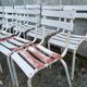 Set of chairs and tables bistro metal