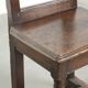 Chaise antique lorraine du XVIIIe siècle en chêne