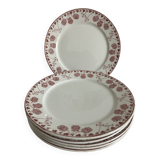 6 BFK dinner plates - Trifolium service