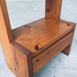 Mid-Century Scandinavian Pine Bedside Tables, Sweden, 1960s, Set of 2