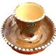 Alsatian ceramic egg cup