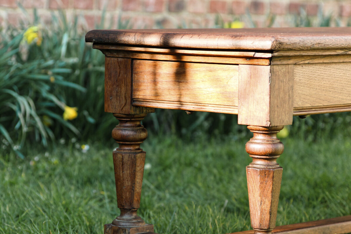 Monumental bench - notary's office - solid oak