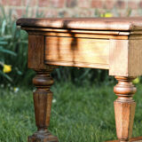 Monumental bench - notary's office - solid oak