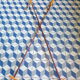 Paire de bâtons de skis vintage en roseau 141 cm