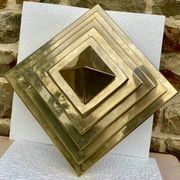 Applique murale ou plafonnier pyramidal, moderniste constructiviste