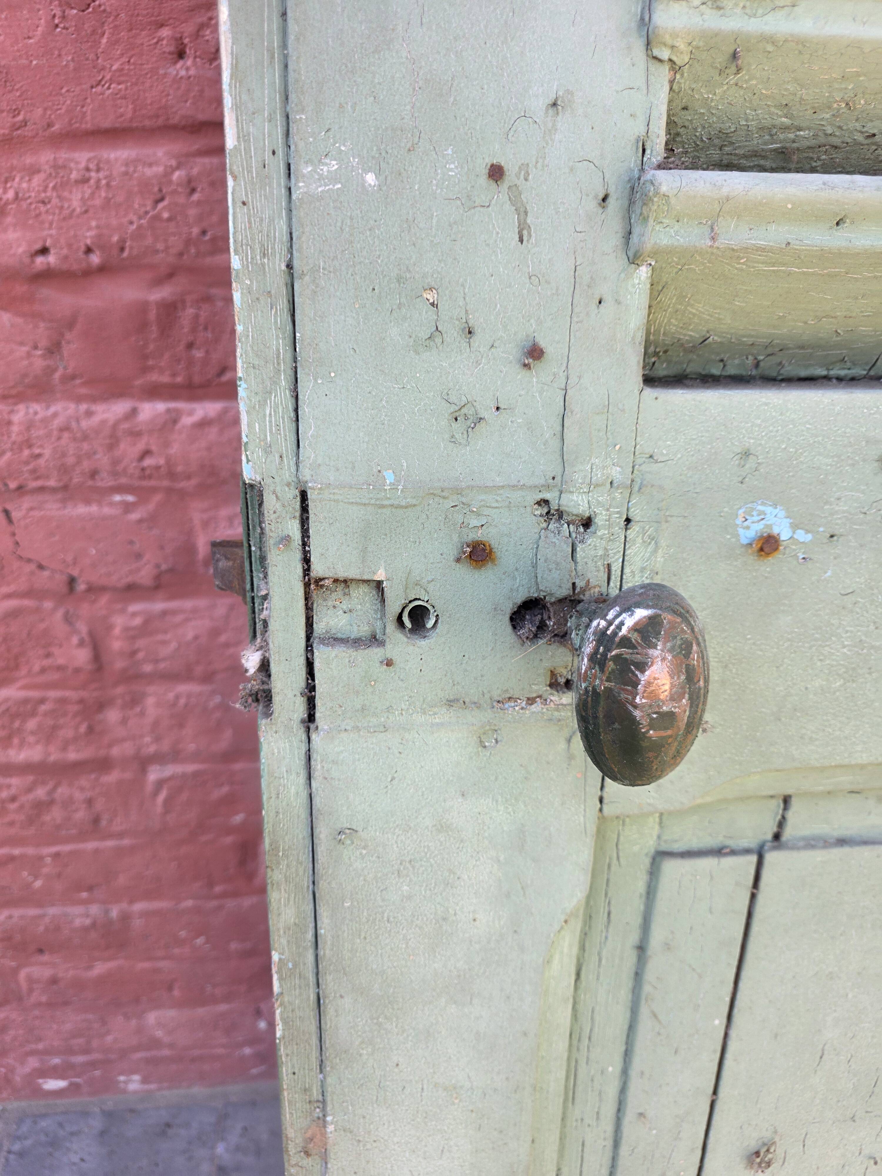 Old shutter door