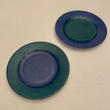Lot de 12 assiettes à dessert en porcelaine Laure Japy Paris