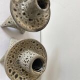 Pair of candlesticks Vallauris by Marius Bessone