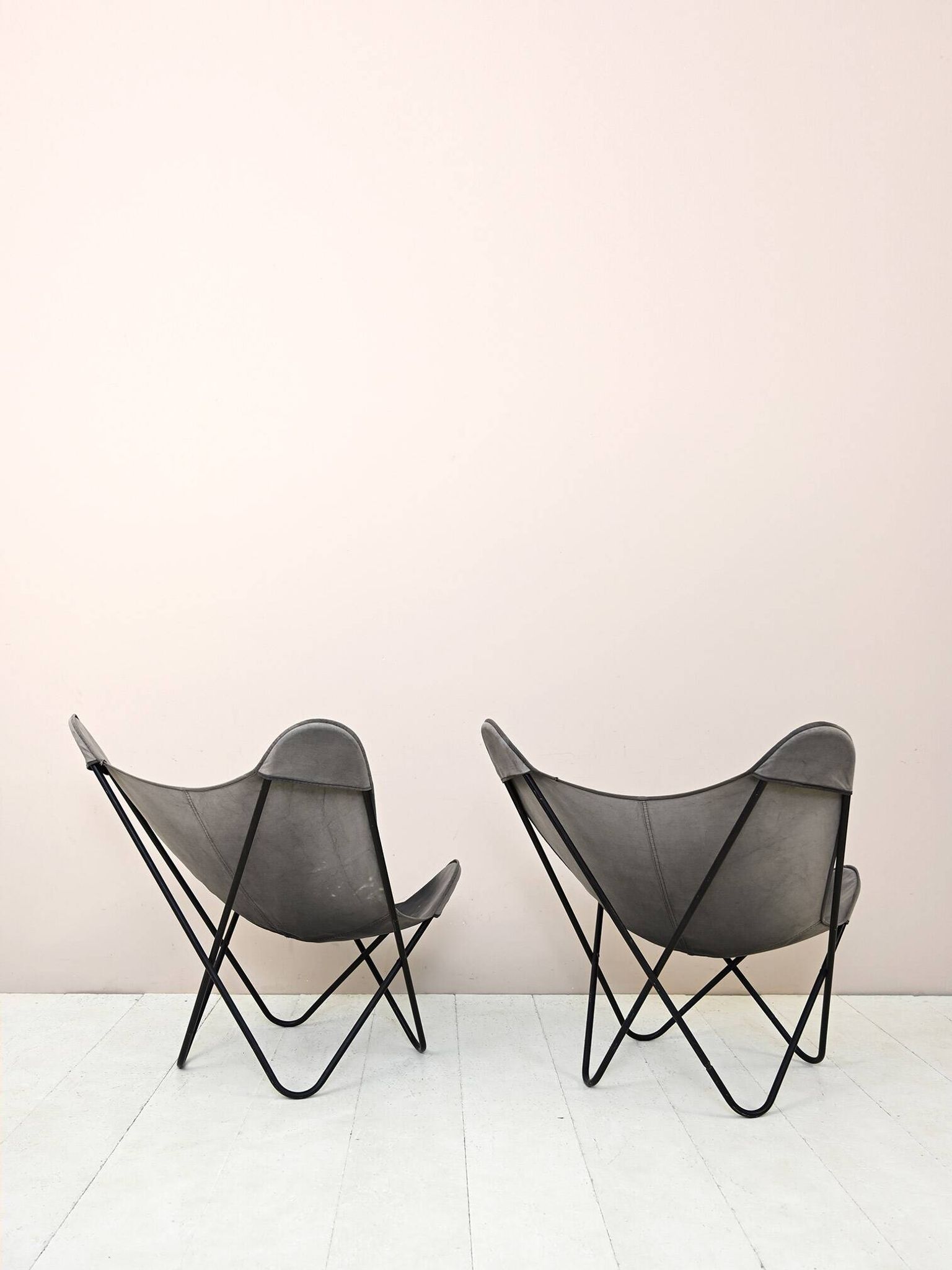 Paire de chaises Safari Vintage