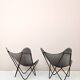 Paire de chaises Safari Vintage