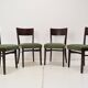 Ensemble de quatre chaises à manger/ Interier Praha, années 1950.