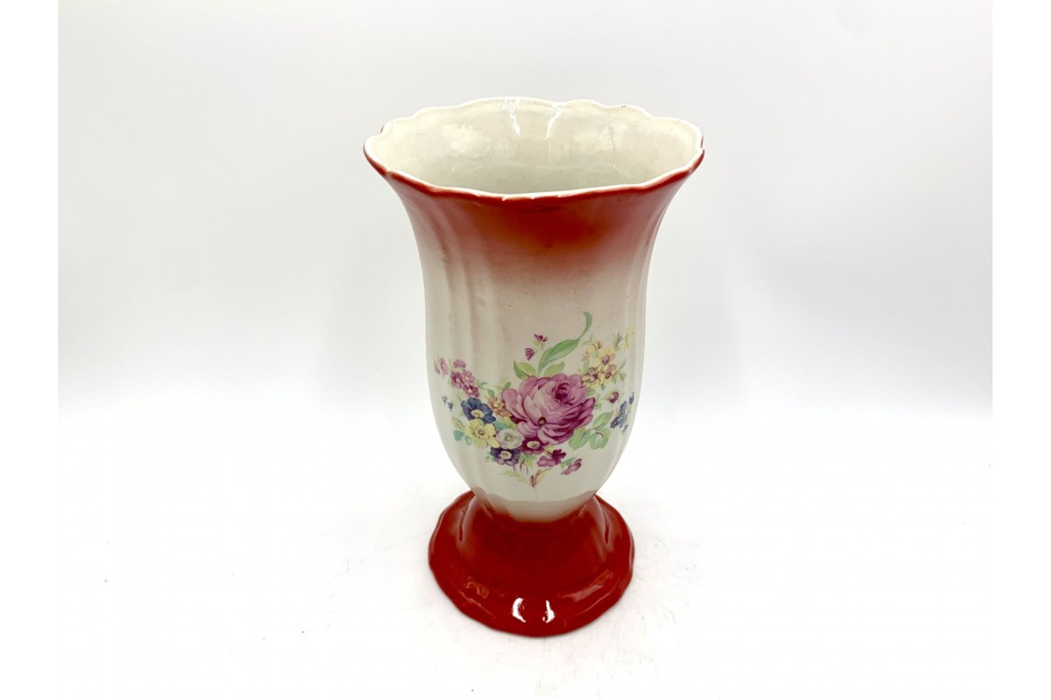 Porcelain vase, Chodziez, Poland, 1950s