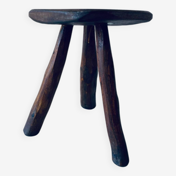 Antique brutalist stool