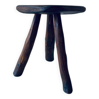 Antique brutalist stool