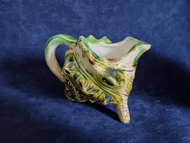 Tea/coffee service in majolica, 1950s/60s.