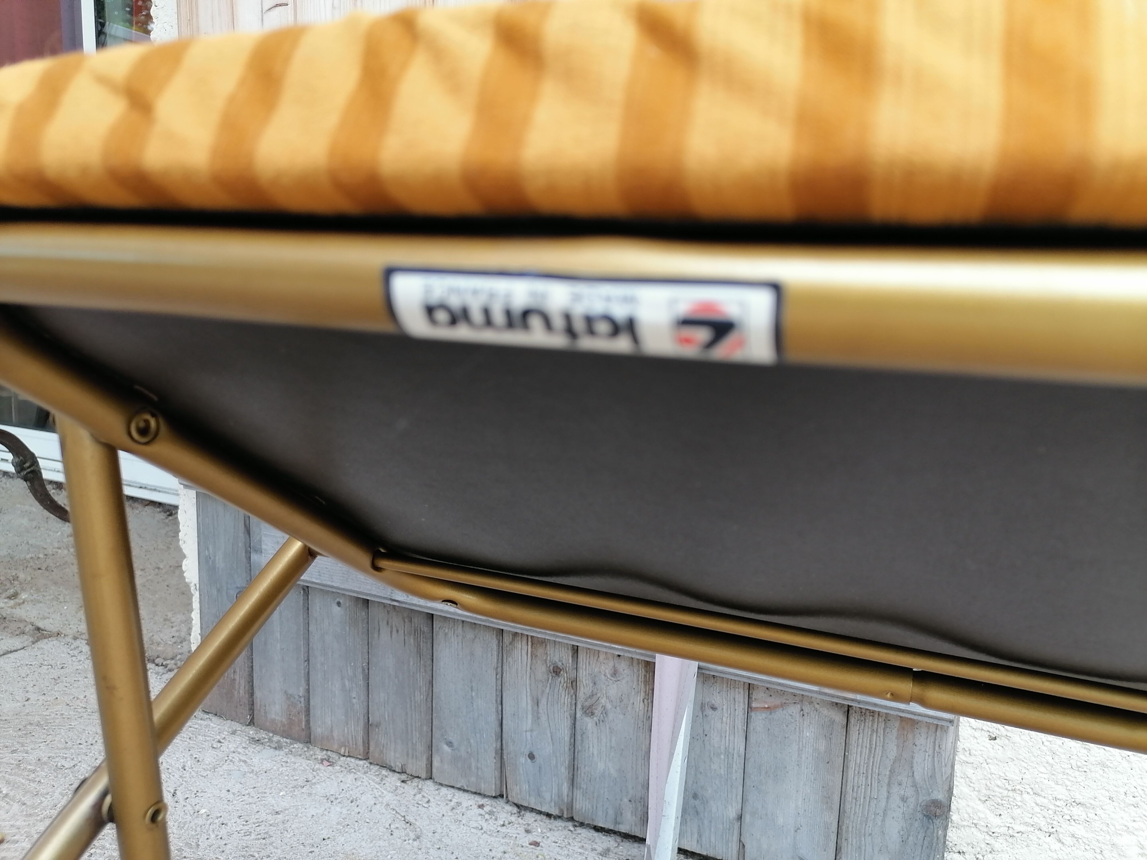 Set of 2 folding chairs lafuma 1960 1970