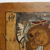 Russian Icon of the Virgin of Tenderness (Eleousa), 19th Century