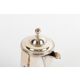 Chocolatier in silver metal twentieth century