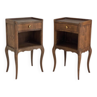 Pair of Art Nouveau bedside tables