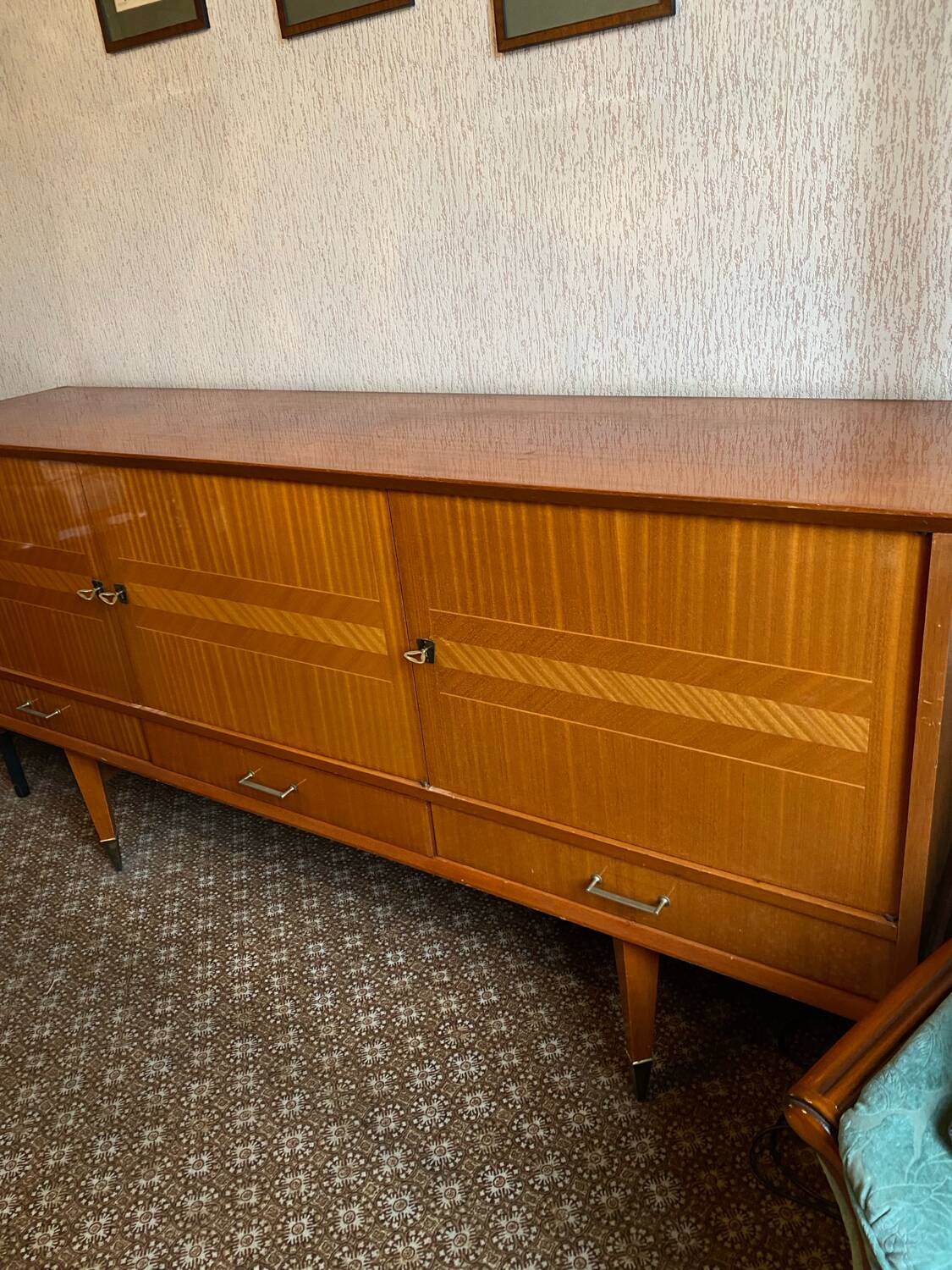 Varnished sideboard