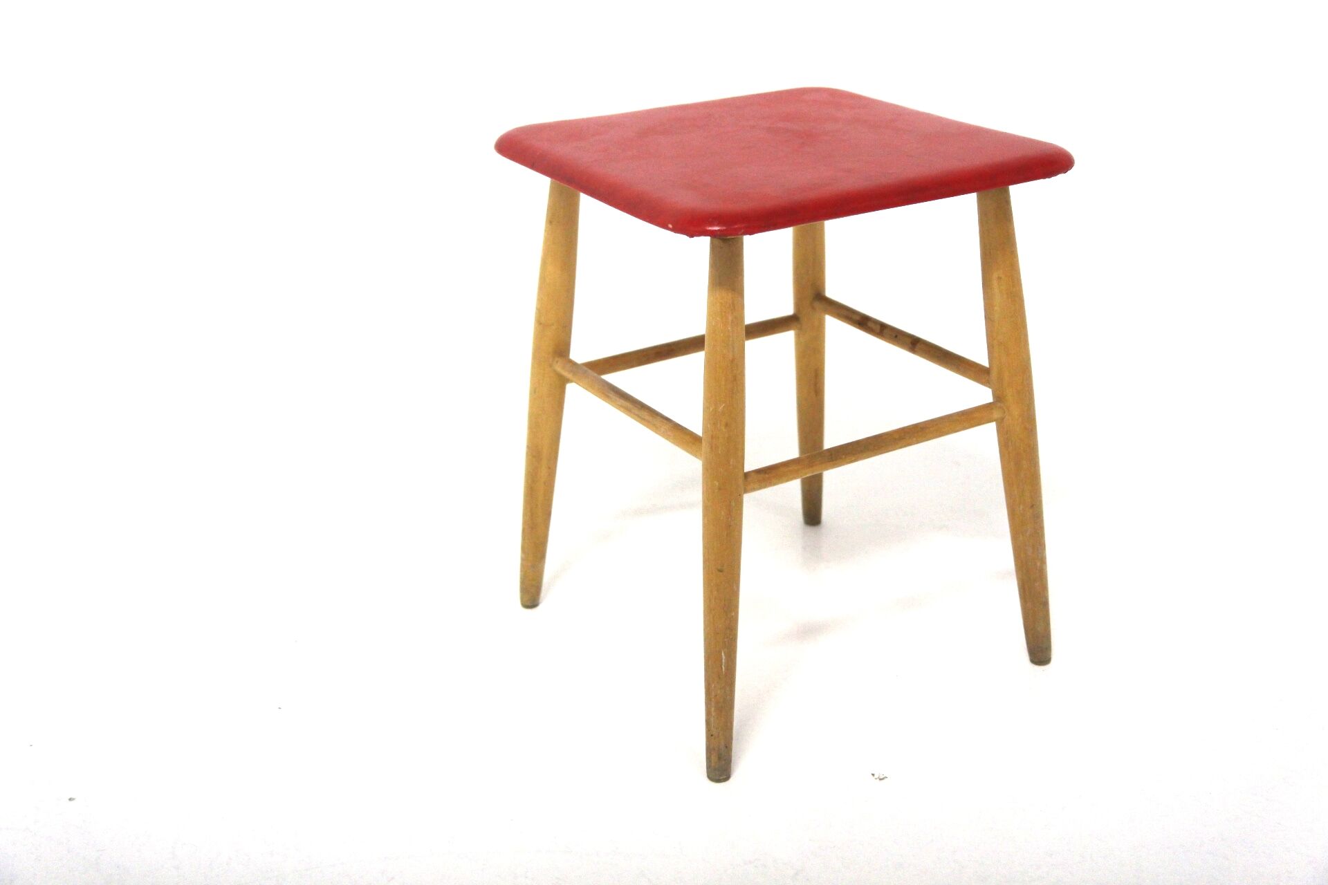 Scandinavian birch stool, Edsbyverken, Sweden, 1960