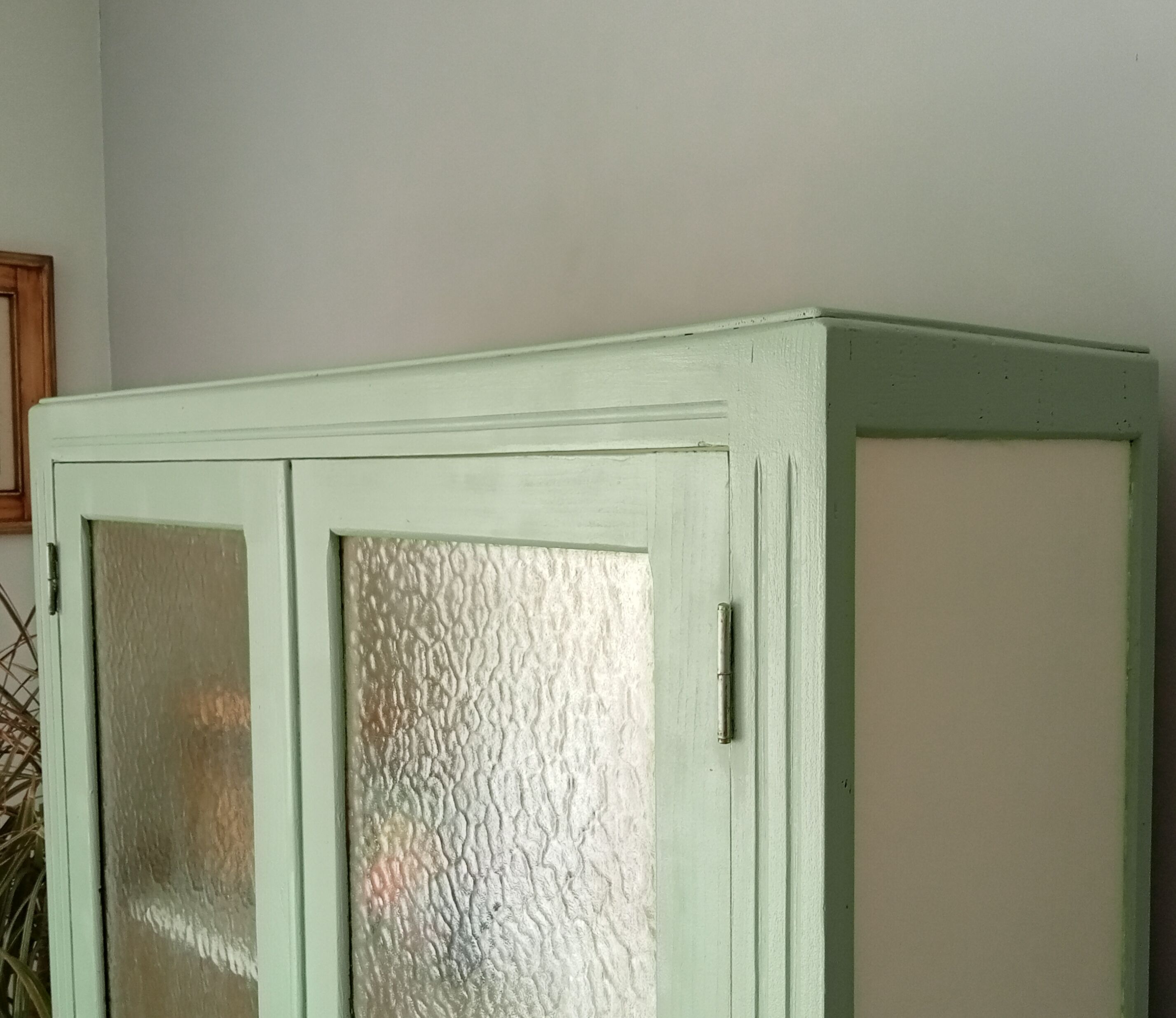 Art Deco glass cabinet 50s