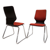 Flötotto set of 2 Pagwood chairs by Elmar Flötotto