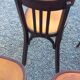 Set de 5 chaises de bistrot anciennes