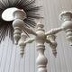 Wooden candlestick