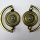 Brass furniture handles - a pair