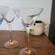 Lot de 4 verres à cocktail Luminarc pied rose