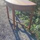 Console made of Honduran mahogany