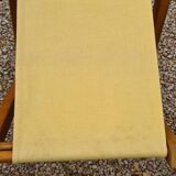 Folding canvas stool signed cattie