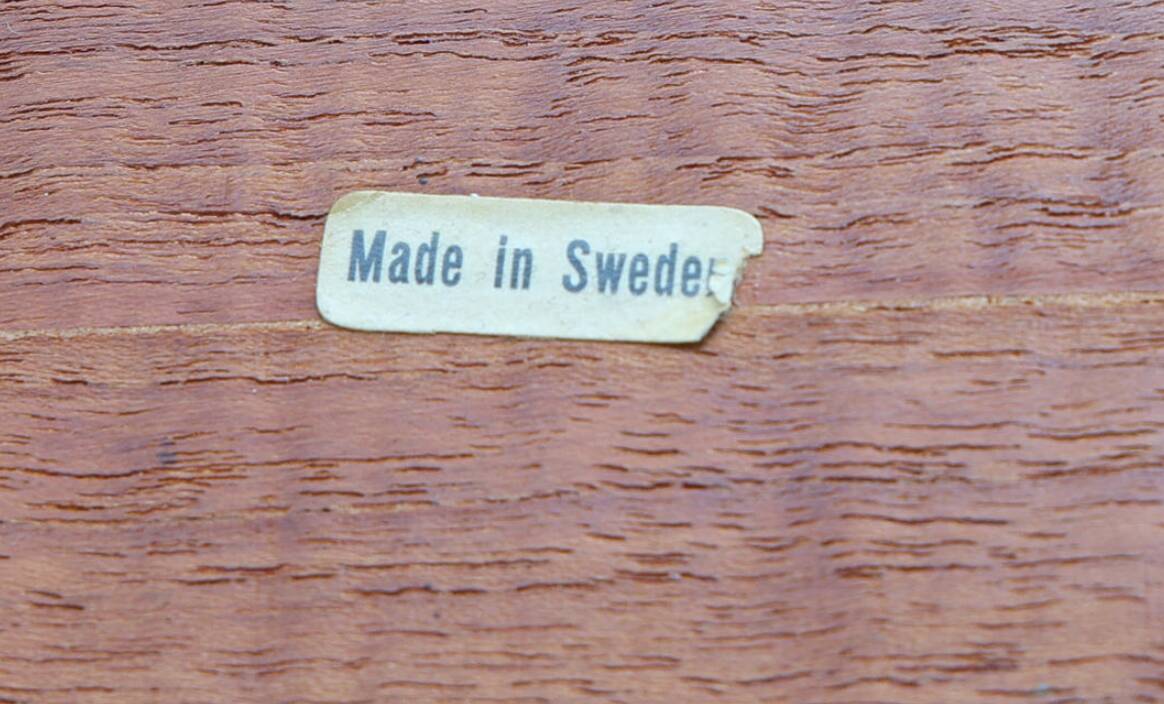 Desserte trolley scandinave à roulettes en métal et bois