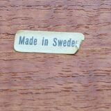 Scandinavian trolley trolley on wheels in metal and wood