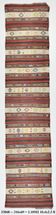 2x10 Turkish Vintage Kilim Runner Rug, 69x316Cm