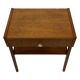 Vintage Compact Cabinet Bedside Table Teak Veneer 1960s