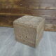 Wooden pouf