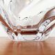 Large Modern Crystal Glass Fruit Bowl from the Mid-Century by Art Vannes, France, 1960s