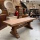 Table de type monastère en chêne