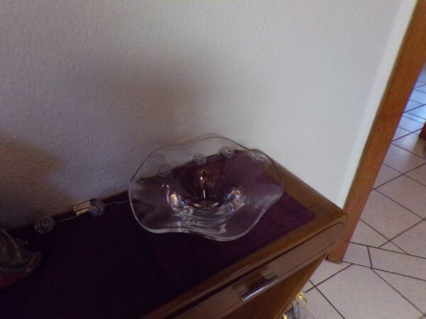 Coupe a fruit en cristal