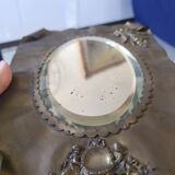 Brass beveled mirror