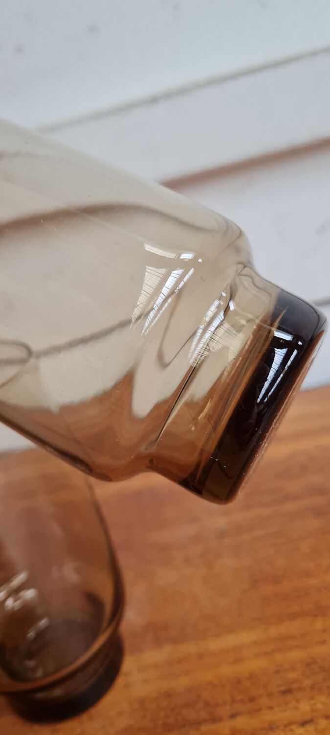 Set of 6 glasses with smoked water
