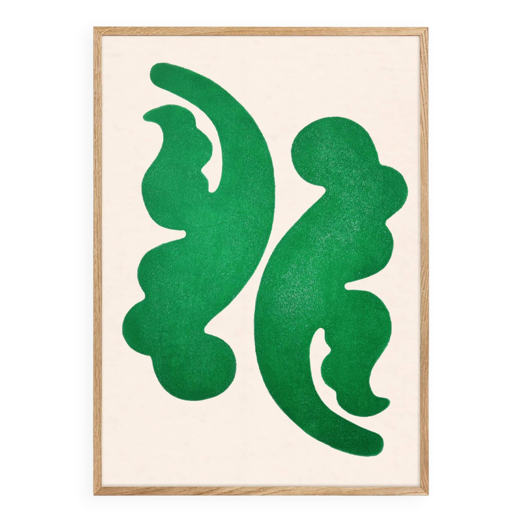 Painting on paper - contemporary abstract painting - signed Eawy