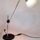 Chrome and white opaline pendulum lamp, 1970.