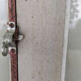 Old door with vintage wooden shutters