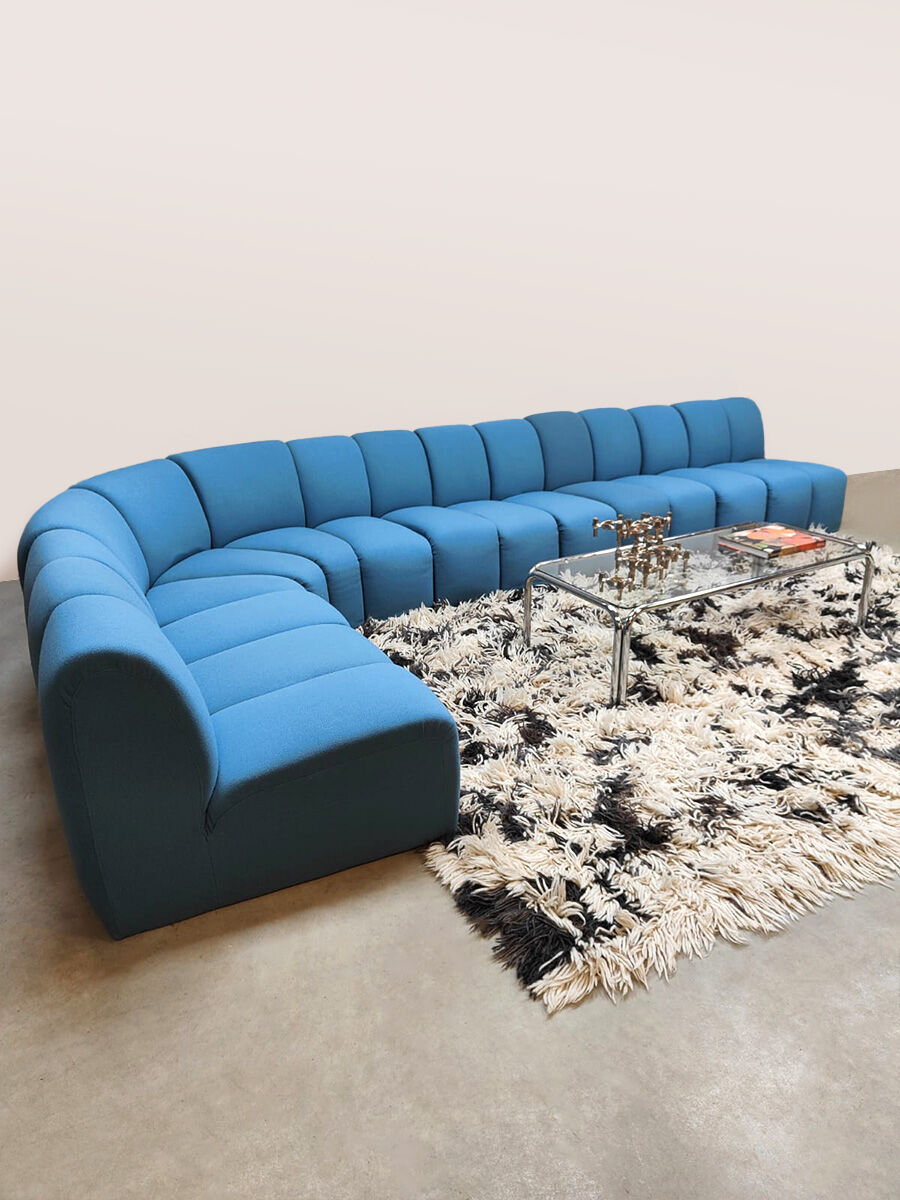 Rare Dutch vintage design modular 'Mississippi' sofa Pierre Paulin Artifort
