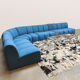 Rare Dutch vintage design modular 'Mississippi' sofa Pierre Paulin Artifort