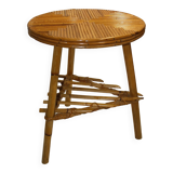 Vinatge rattan side table