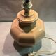Pale pink ceramic lamp base